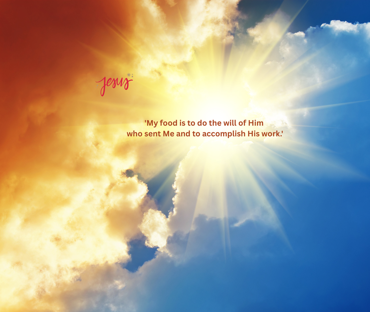 Jesus: Finding Sustenance in Obedience
